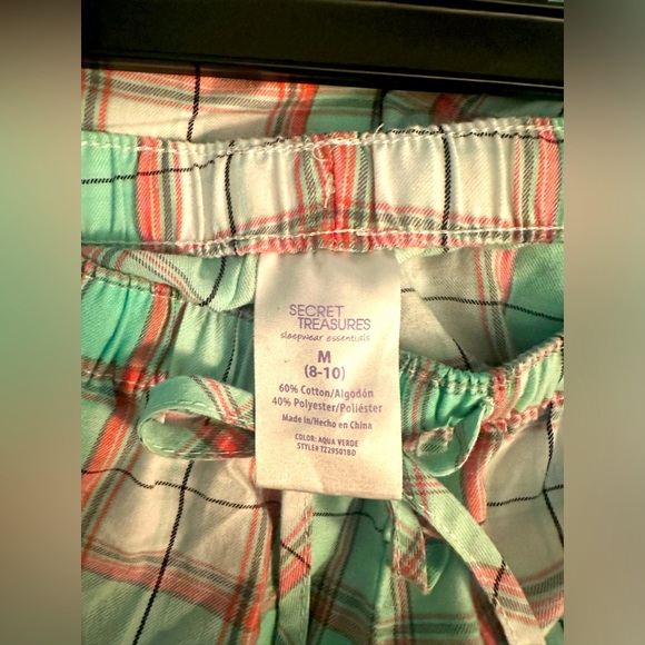 Secret Treasures sleepwear Women , drawstring  , Size Medium 8/10 - Picture 2 of 5